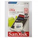 Micro SD Sandisk Ultra 32GB up to 80mb/s class 10